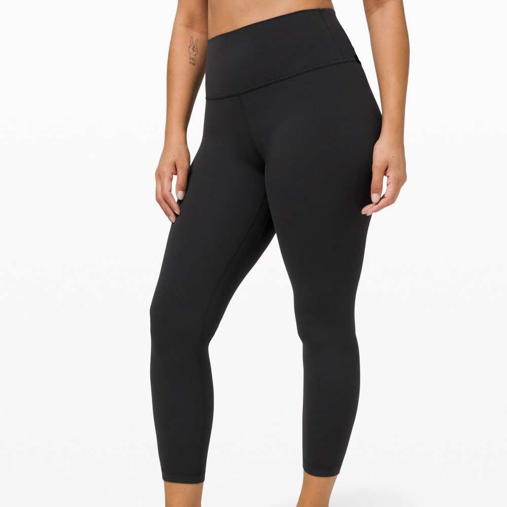 Lululemon Black Align Pant 25, Size 0